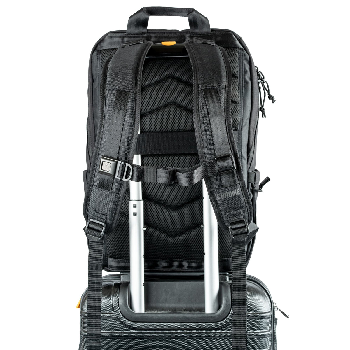 Chrome Recruit 22L backpack luggage pass-through