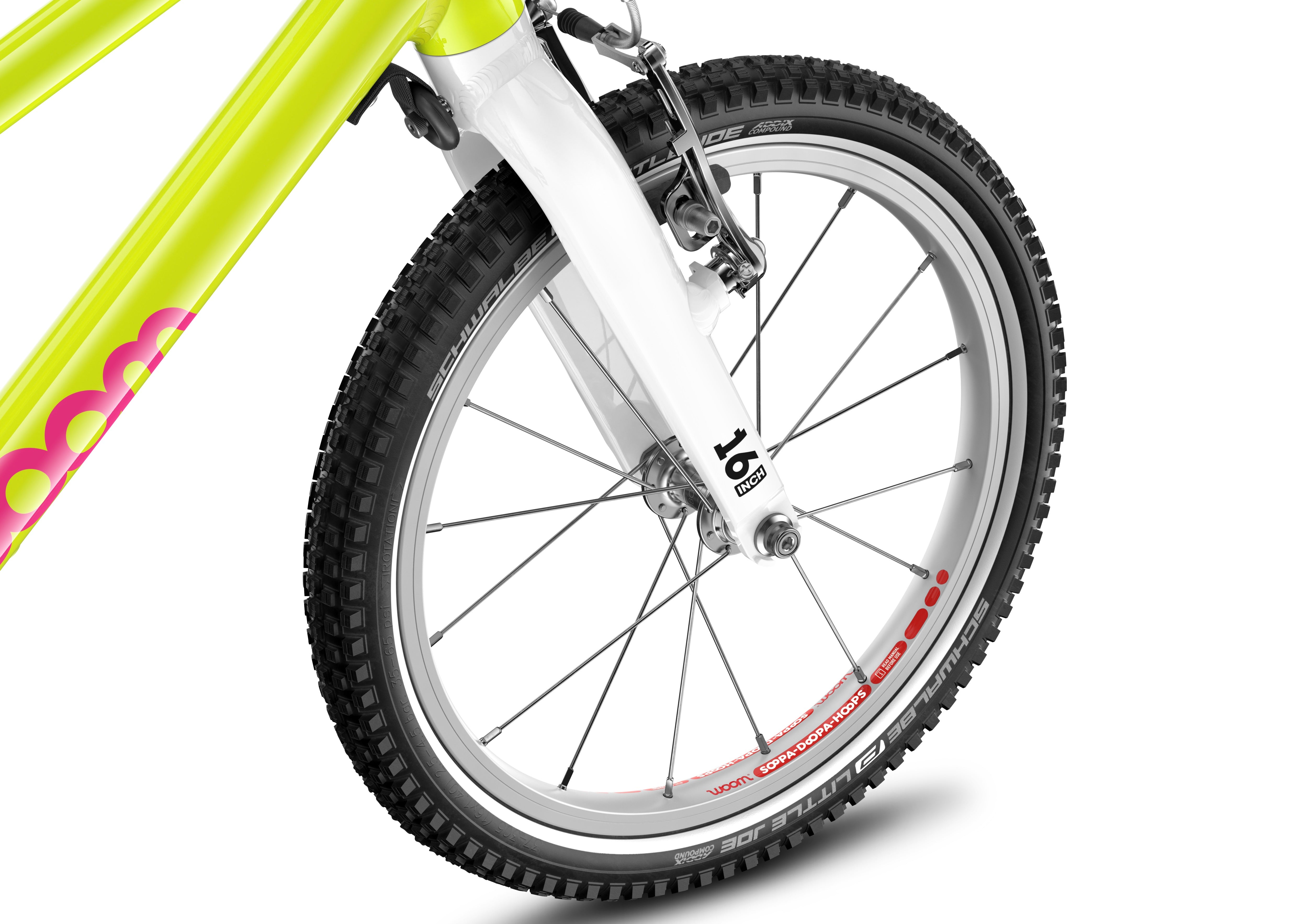 Vélo enfant 4-6 ans 16" Woom GO 3 Automagic