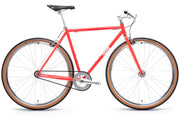 State Bicycle Co. 4130 Tropical Red with wide riser bars
