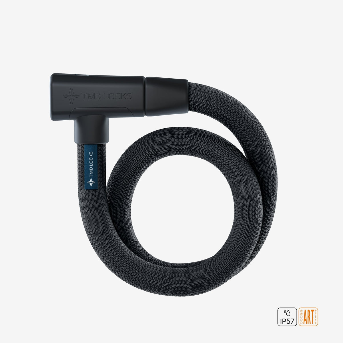 TMD Chain Lock 110 cm Black side view ART-2 certified