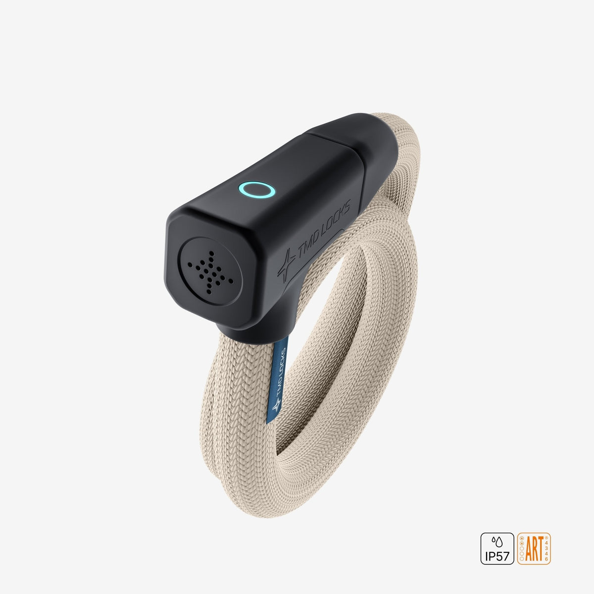TMD Chain Lock 110 cm keyless smart bike lock in Beige