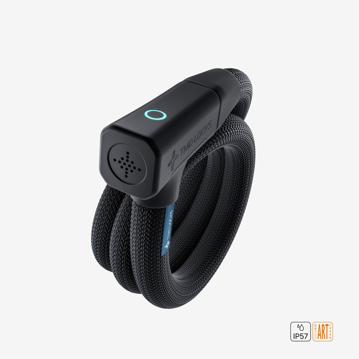 TMD Chain Lock 160 cm Long keyless smart bike lock in Black