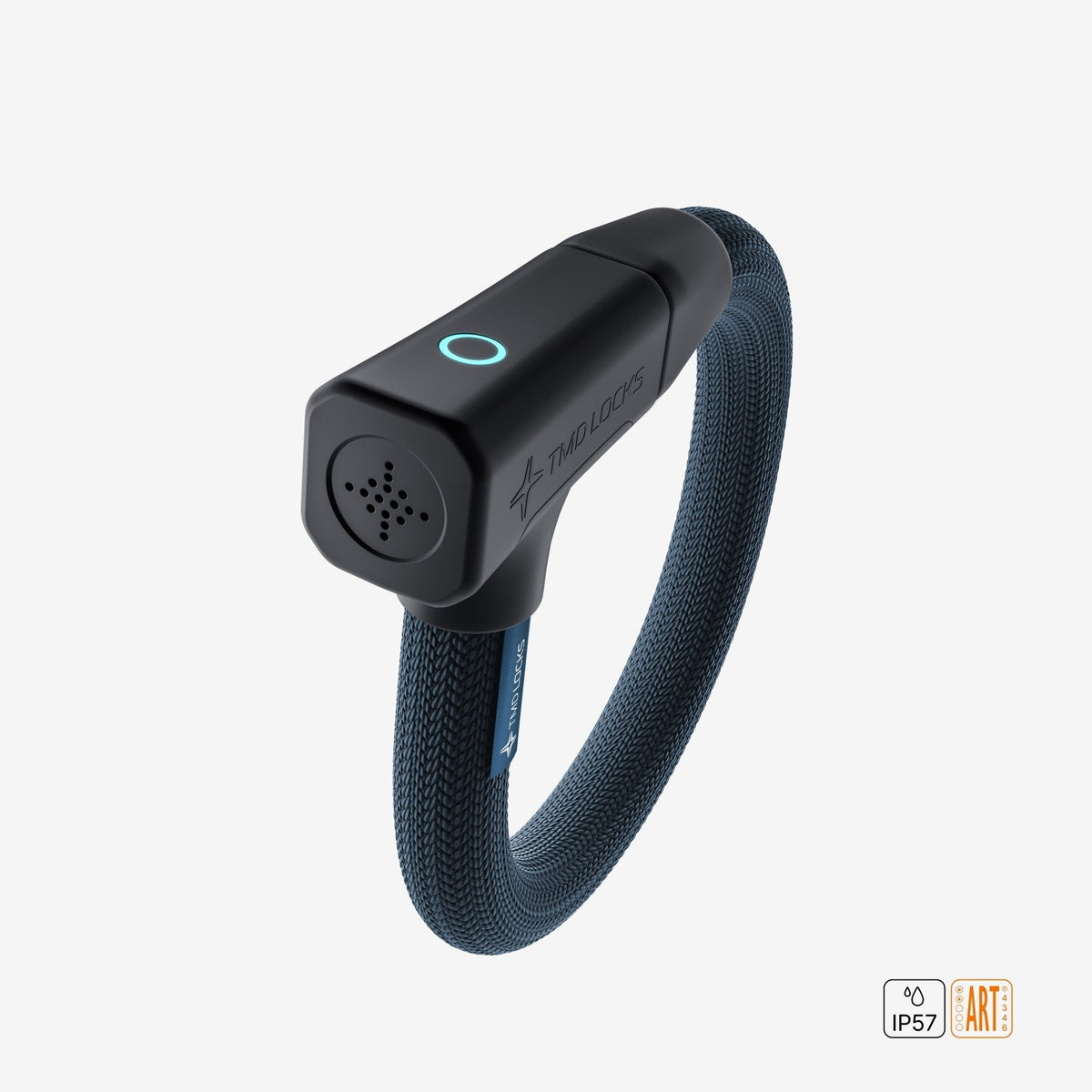 TMD Chain Lock 70 cm Mini keyless smart bike lock in Navy