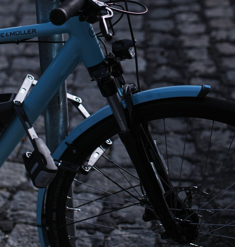 Abus Bordo 6000A/90 Vouwfietsslot met Alarm Zwart