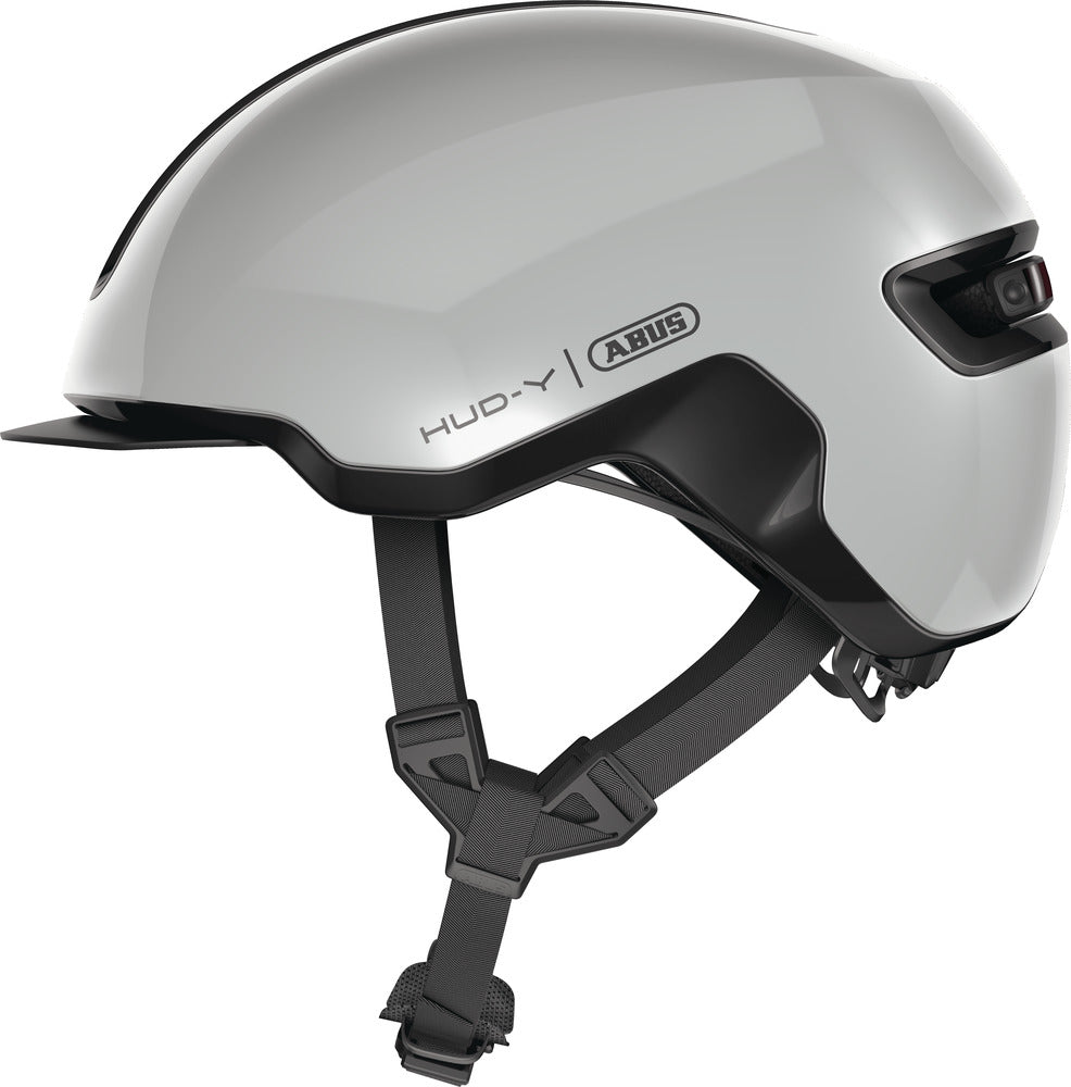 Abus HUD-Y Urban Bike Helmet with Integrated Lighting