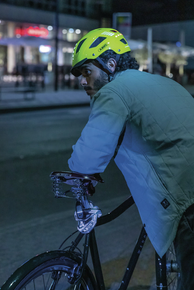 Abus Hyban 2.0 LED USB bicycle helmet