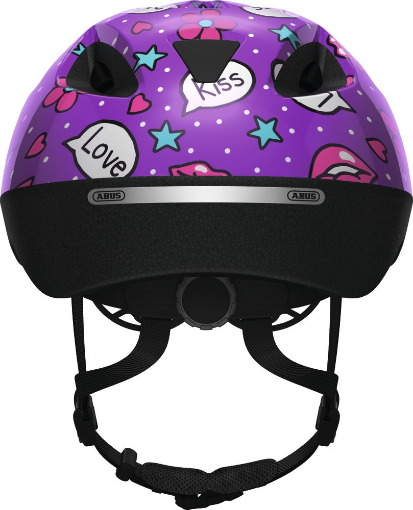 Abus Smooty 2.0 Purple Kisses children's bicycle helmet