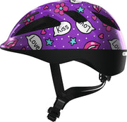 Abus Smooty 2.0 Purple Kisses children's bicycle helmet