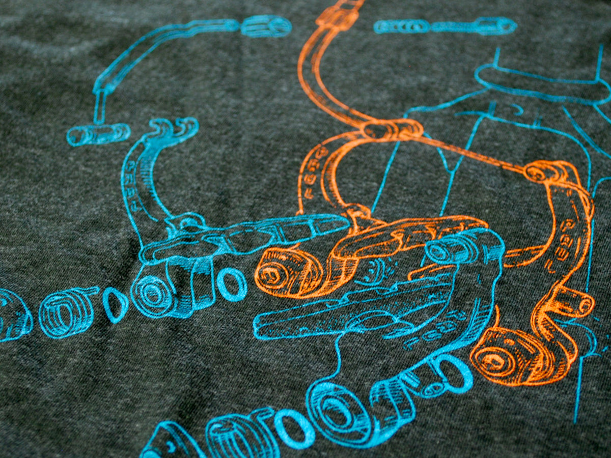 T-shirt MiniMoto American Apparel x Paul Components