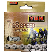 Catena YBN antiruggine 7 o 8 velocità