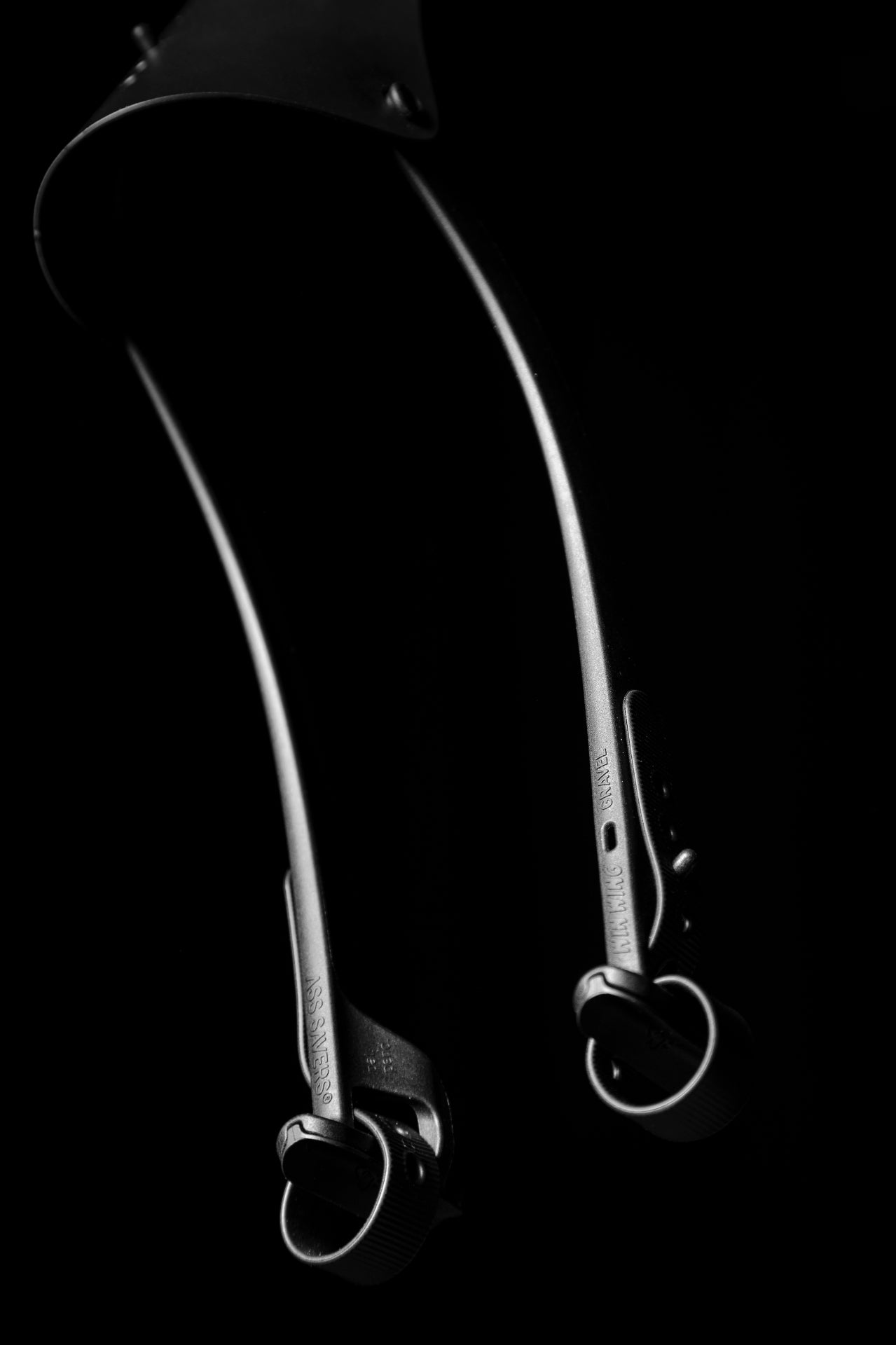 Ass Savers Win Wing Gravel Rear Fender - Stealth Black