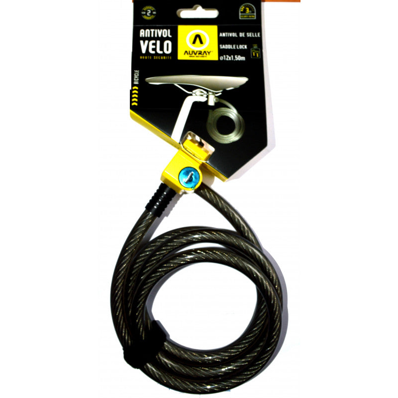 Lucchetto da sella Auvray S Lock con chiave