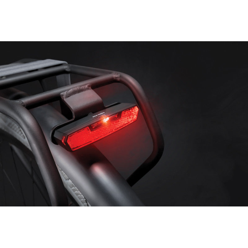 Axa Juno 50 mm battery-powered rear light for bicycle luggage rack