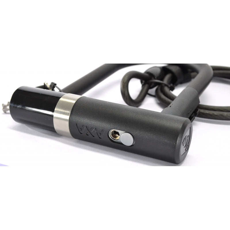 Combo Candado AXA Newton Mini U + Cable Flex 1 M
