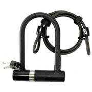 Combo Candado AXA Newton Mini U + Cable Flex 1 M