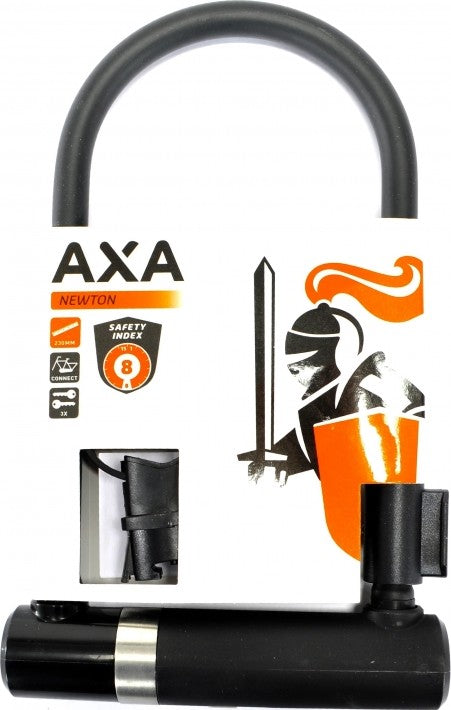 Candado para bicicleta AXA Newton UL230 U con soporte