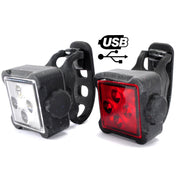 Kit de luces bicicleta delantera y trasera AXA Nite Line 44-R 4 LED
