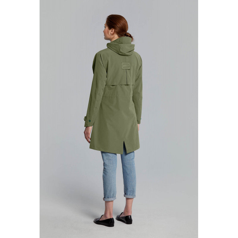 Basil Mosse women's rain parka