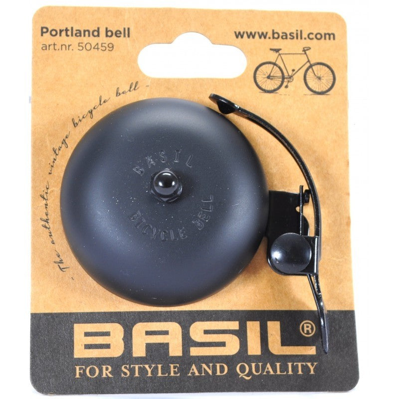 Basil Portland doorbell 55mm matt black