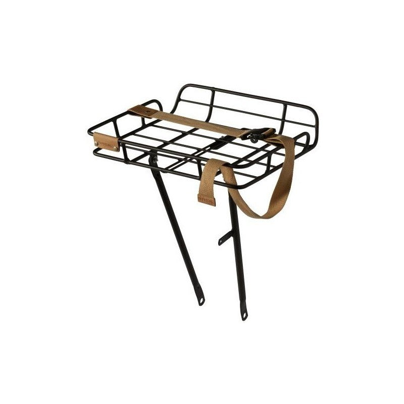 Basil Portland front rack matt black with borders