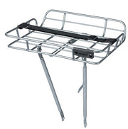 Porte-bagages avant Basil Portland argent avec bordures