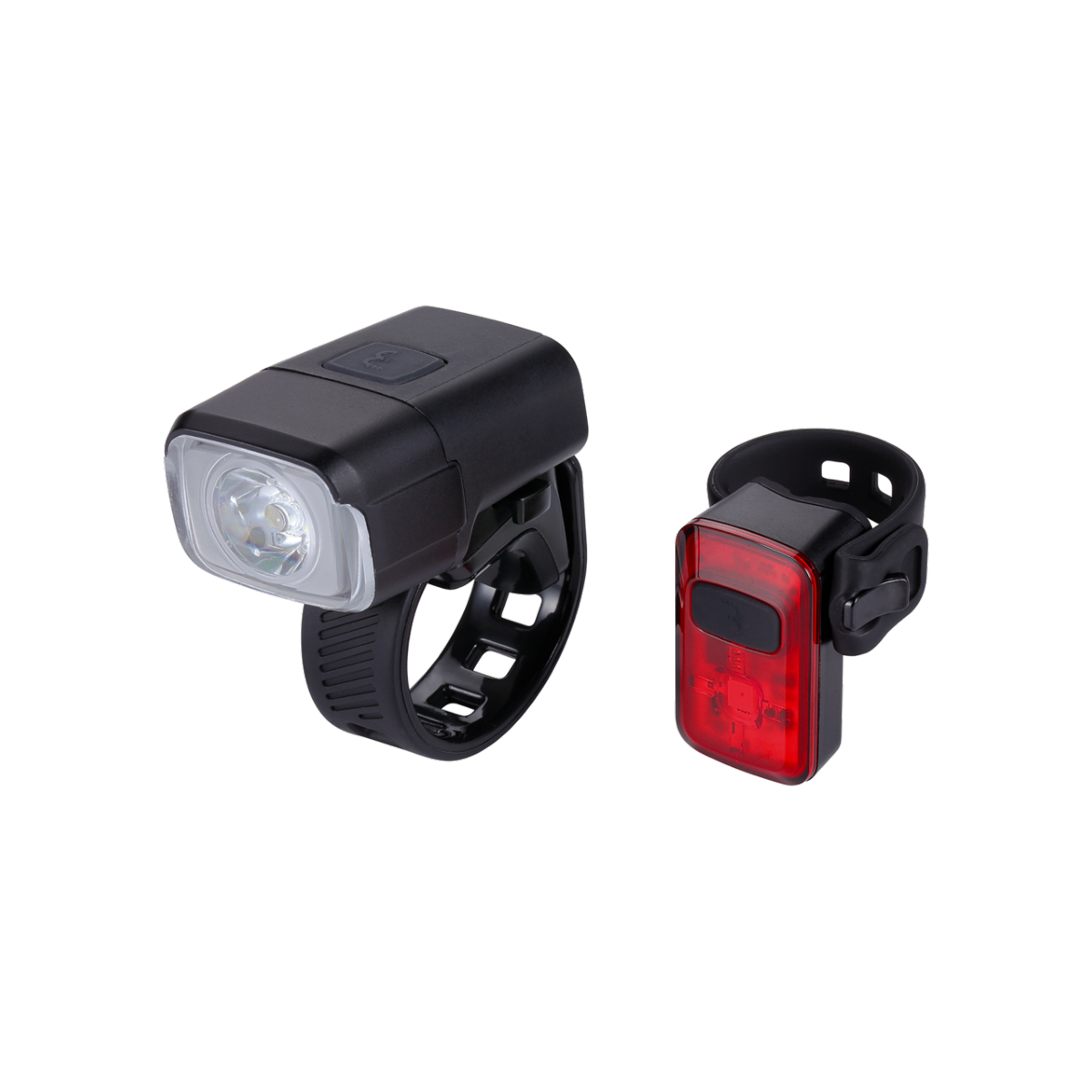 Kit de luces delanteras y traseras para bicicleta BBB NanoStrike 400 Combo