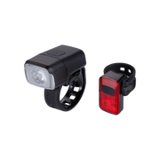 Kit luci per bici anteriori e posteriori BBB NanoStrike 400 Combo