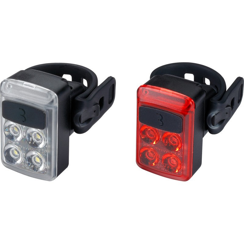 BBB Slide Combo mini front + rear bike light kit