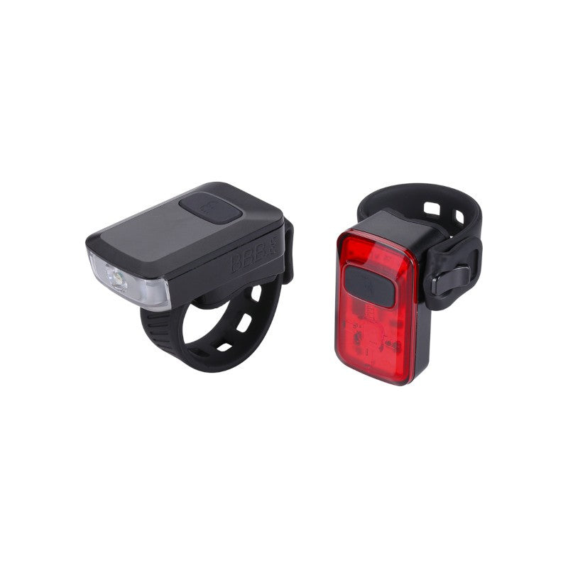 Kit de luces delanteras y traseras para bicicleta BBB Spark 2.0