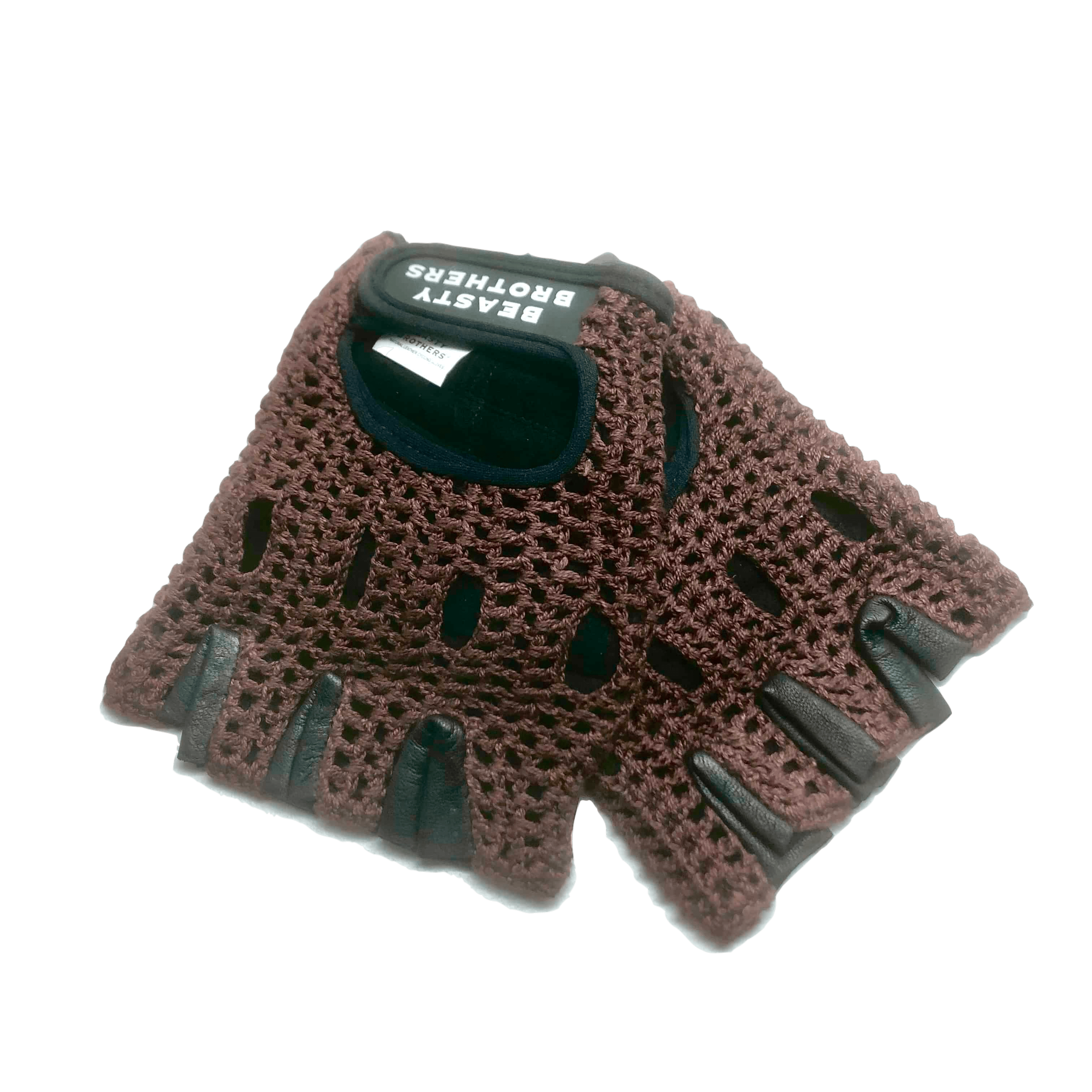 Handschuhe fahrrad BeastyBrothers - Schwarz/Braun