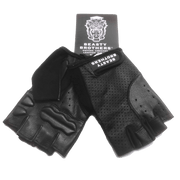 Handschuhe fahrrad BeastyBrothers - Schwarzes Leder