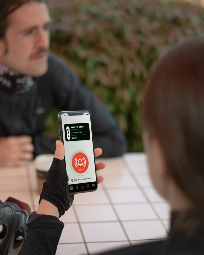 Fiets-GPS-tracker met Knog Scout-alarm