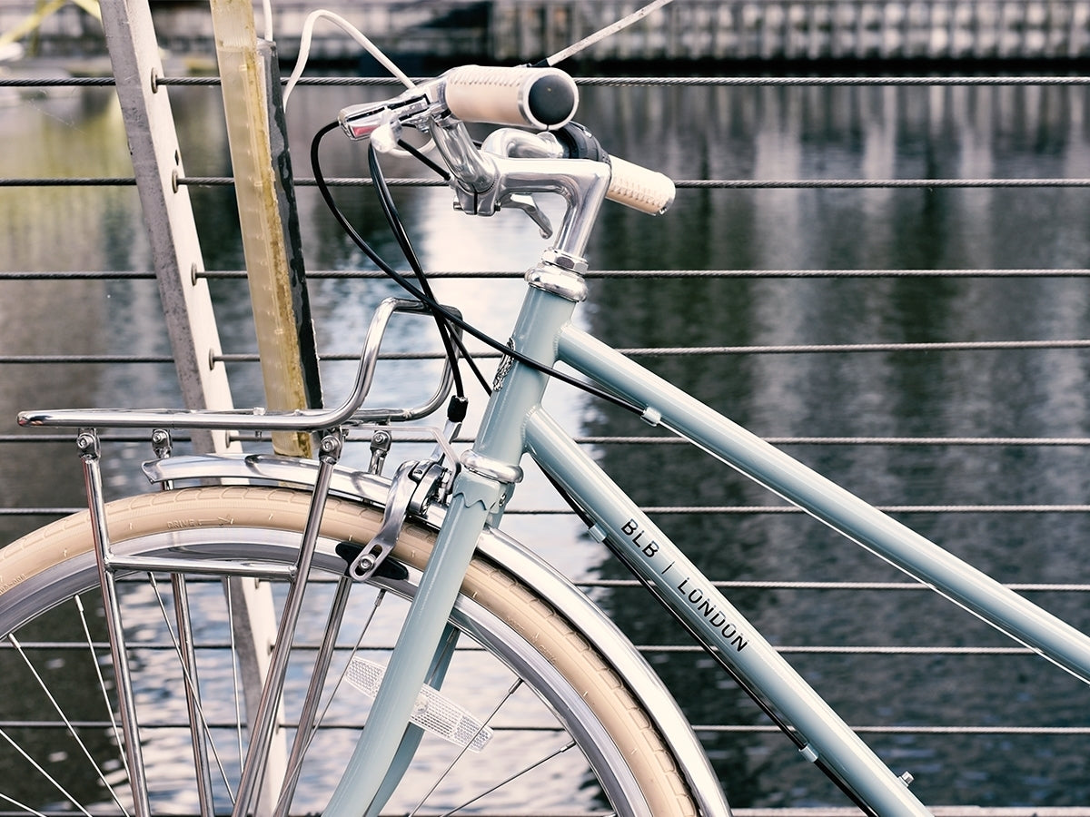 BLB Butterfly 3SPD Pastellgrünes Stadtfahrrad
