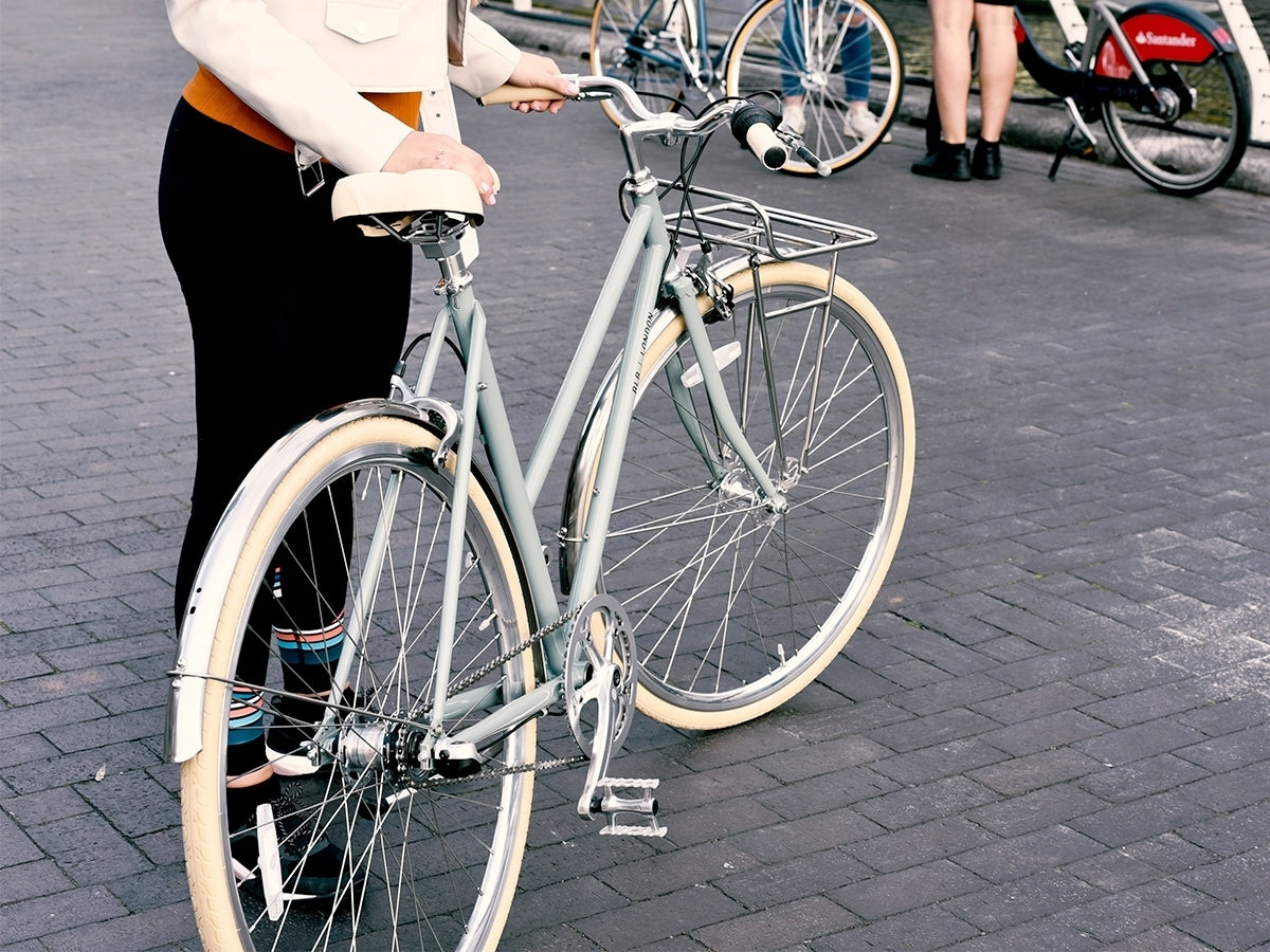 BLB Butterfly 3SPD Pastellgrünes Stadtfahrrad