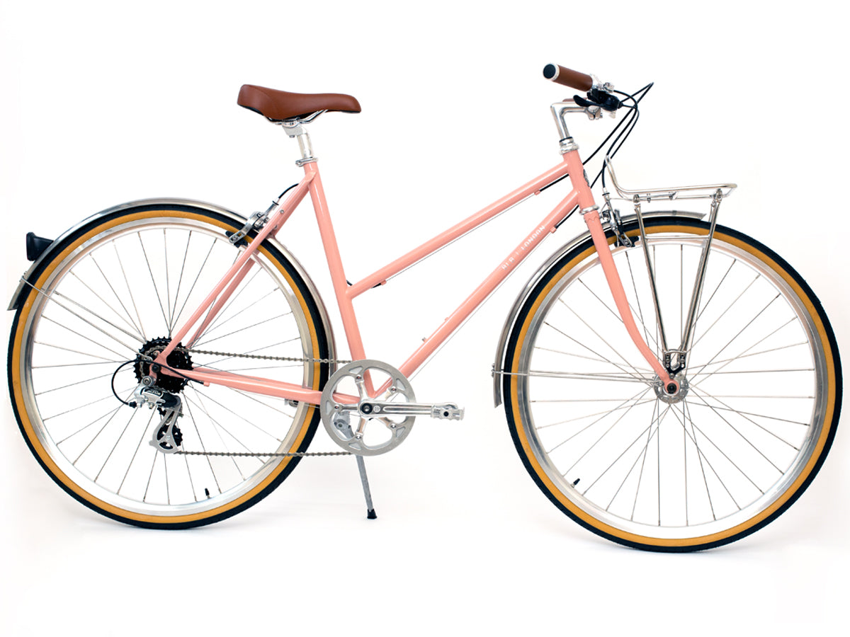 BLB Butterfly 8SPD Powder Pink City Bike
