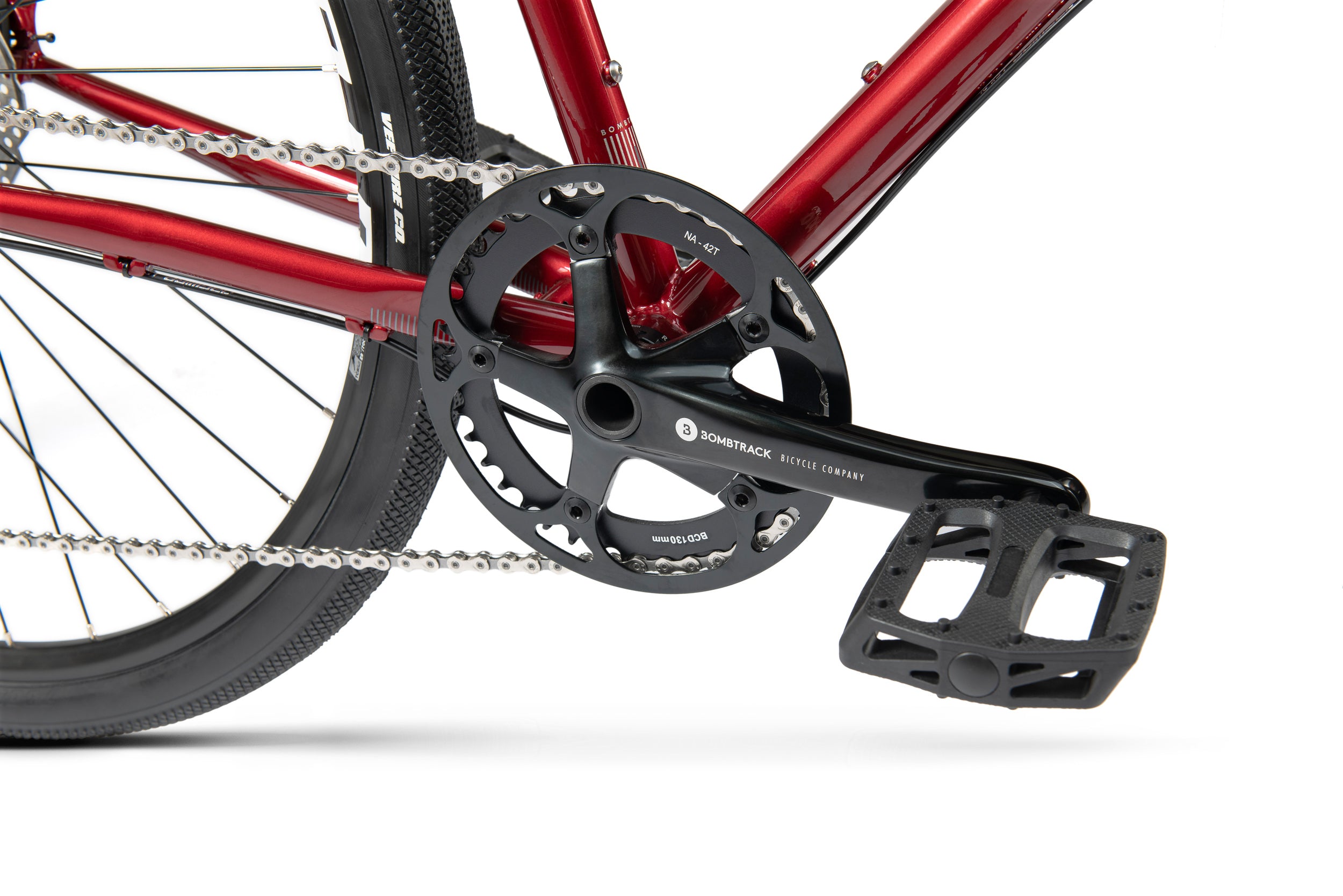 Bicicletta gravel Bombtrack Arise Geared Dark Cherry - 2022