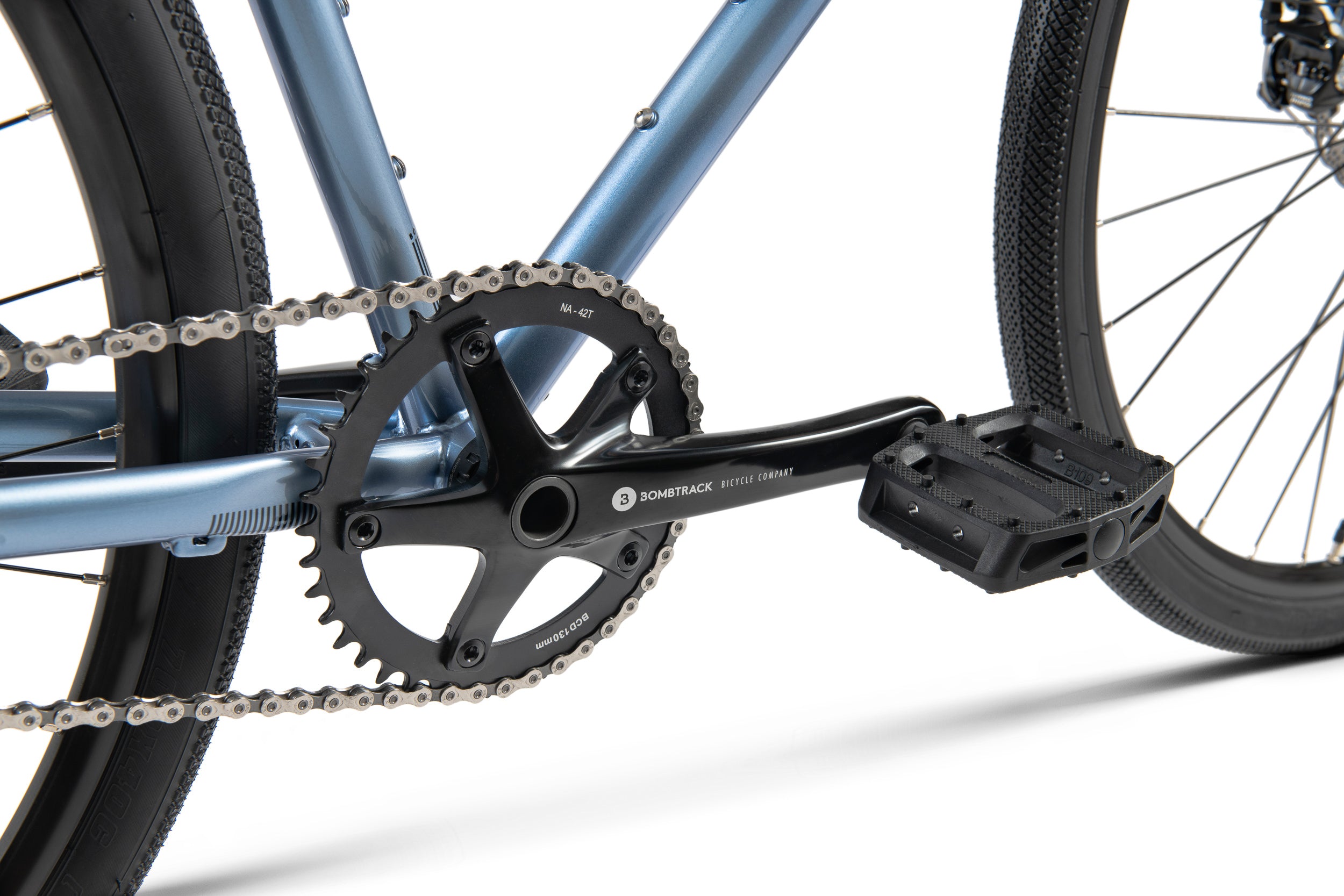 Bicicletta gravel Bombtrack Arise Pearl Blue singlespeed - 2021