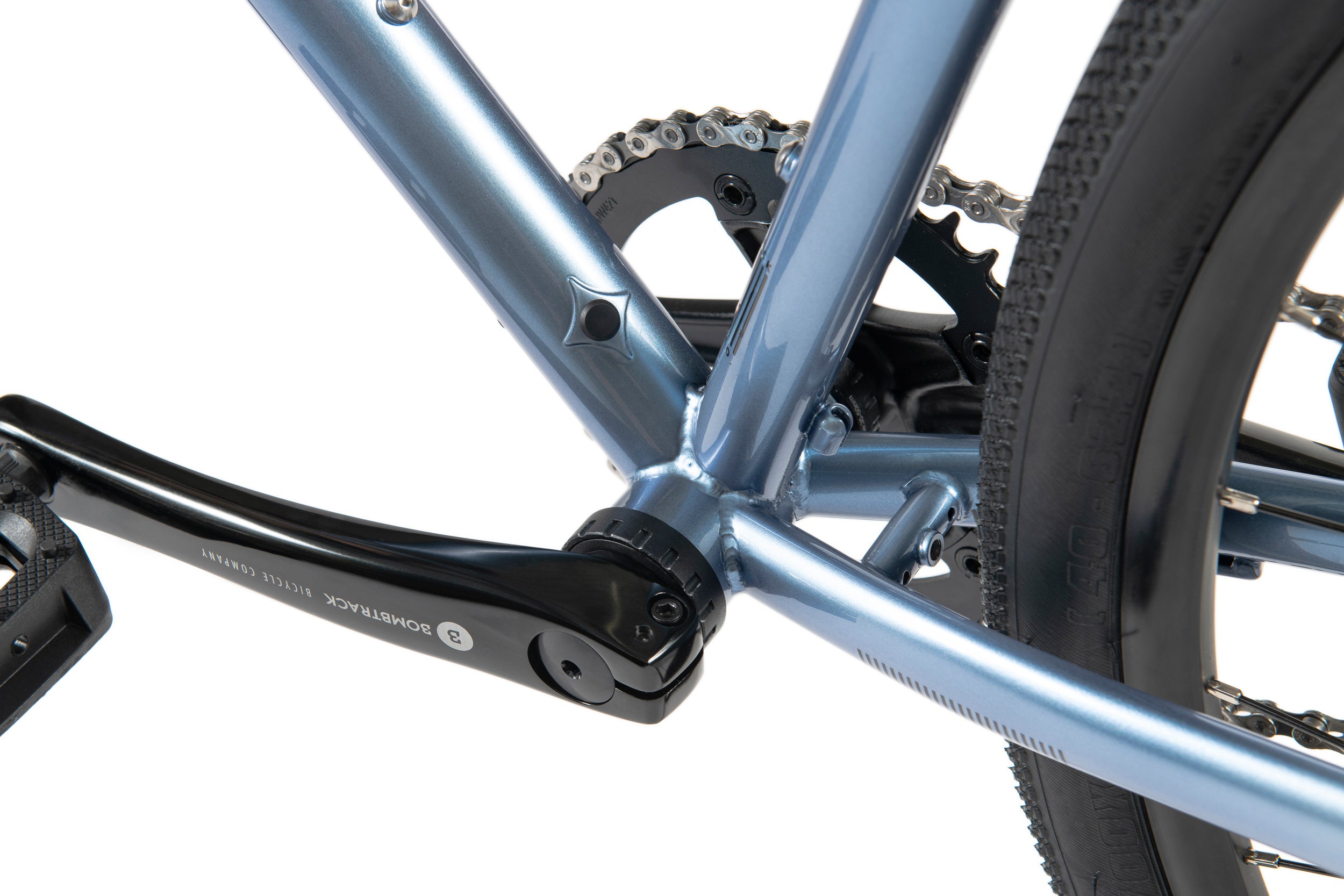 Bicicletta gravel Bombtrack Arise Pearl Blue singlespeed - 2021