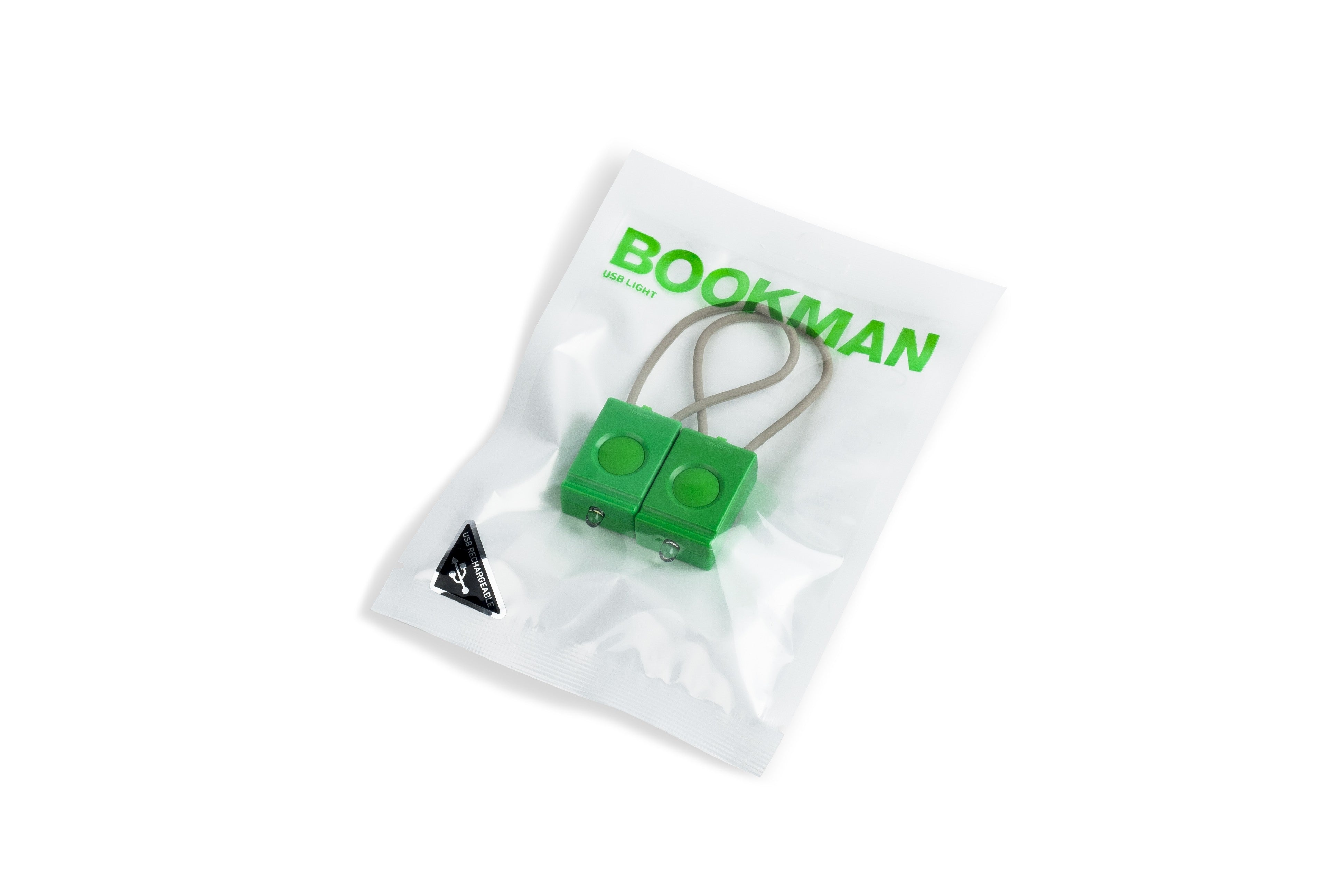 Luci per bici verdi USB Bookman