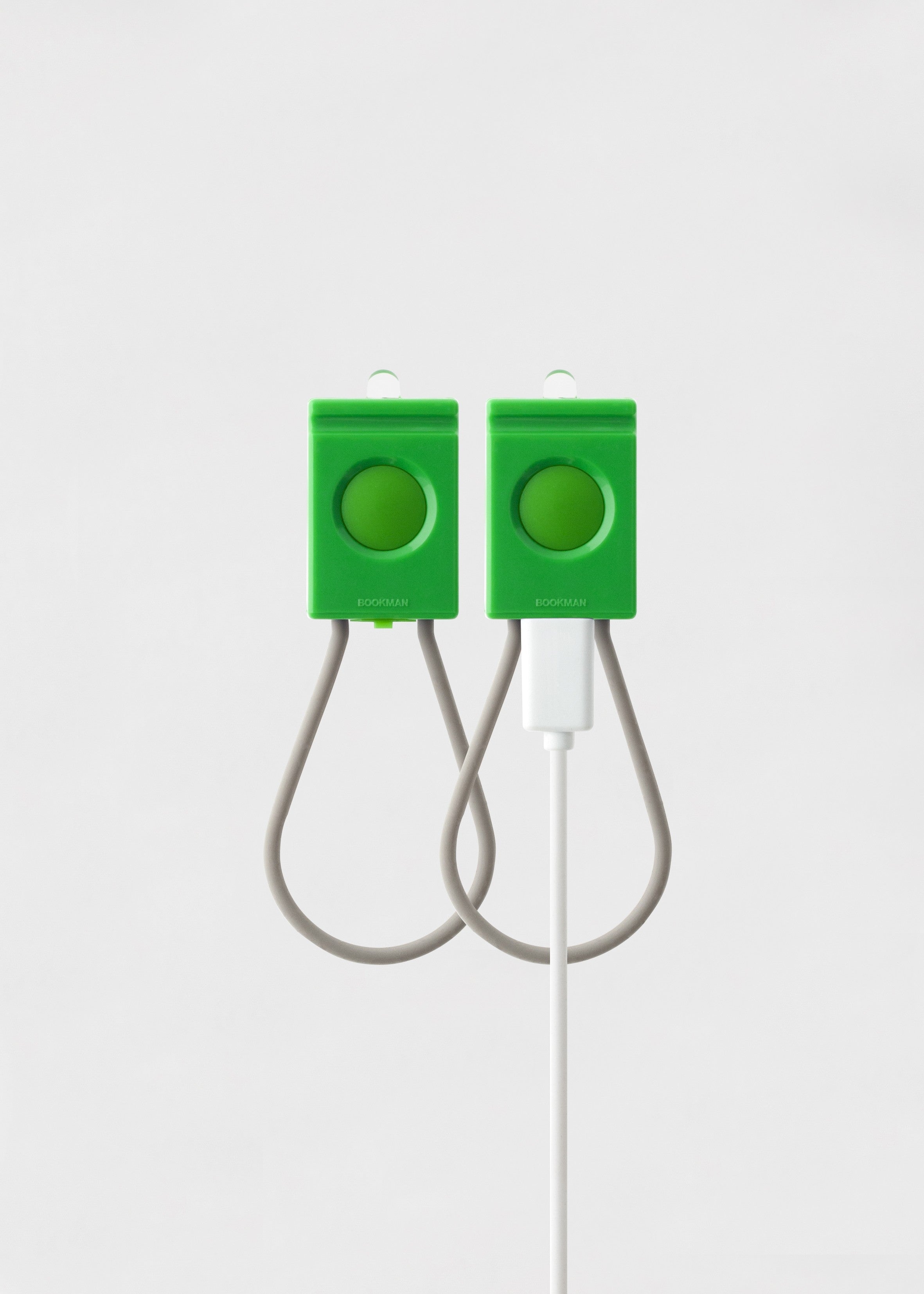 Luci per bici verdi USB Bookman