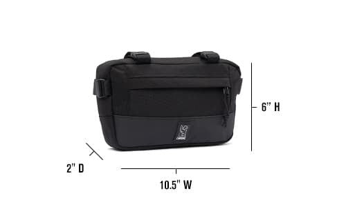 Borsa da telaio a doppio binario Chrome SM