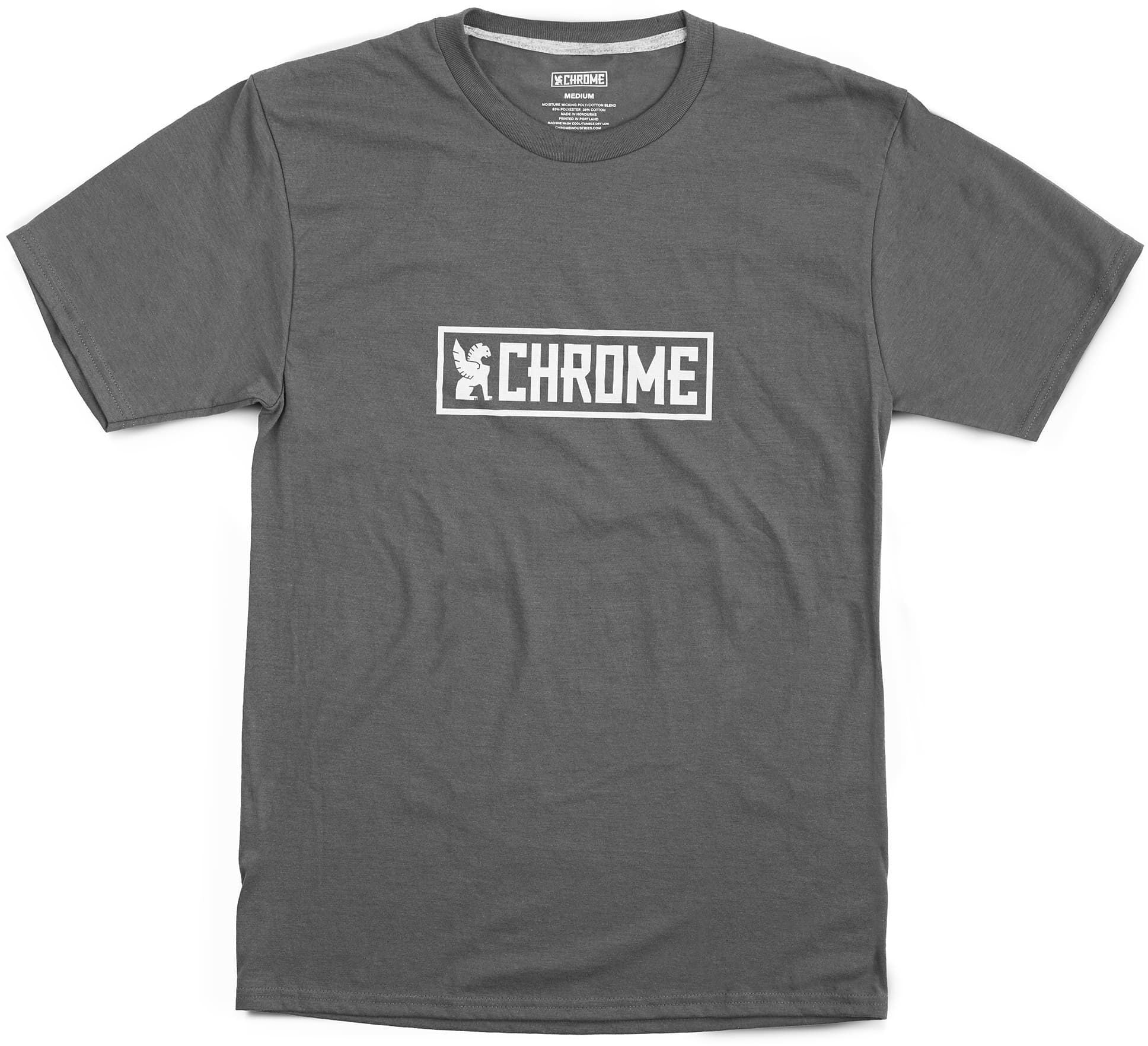 T-shirt con bordo orizzontale delle industrie cromate