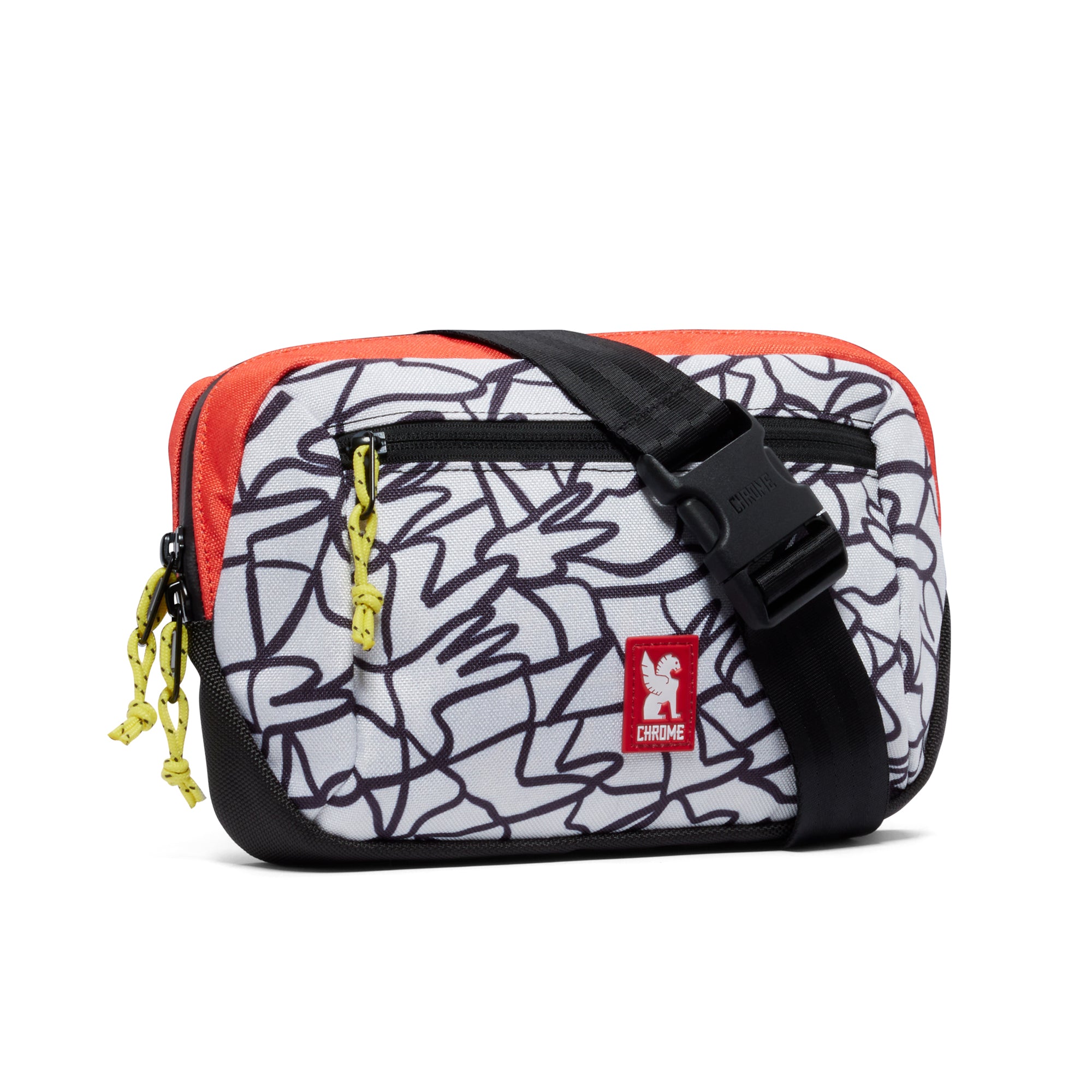 Chrome Heuptas met ritssluiting