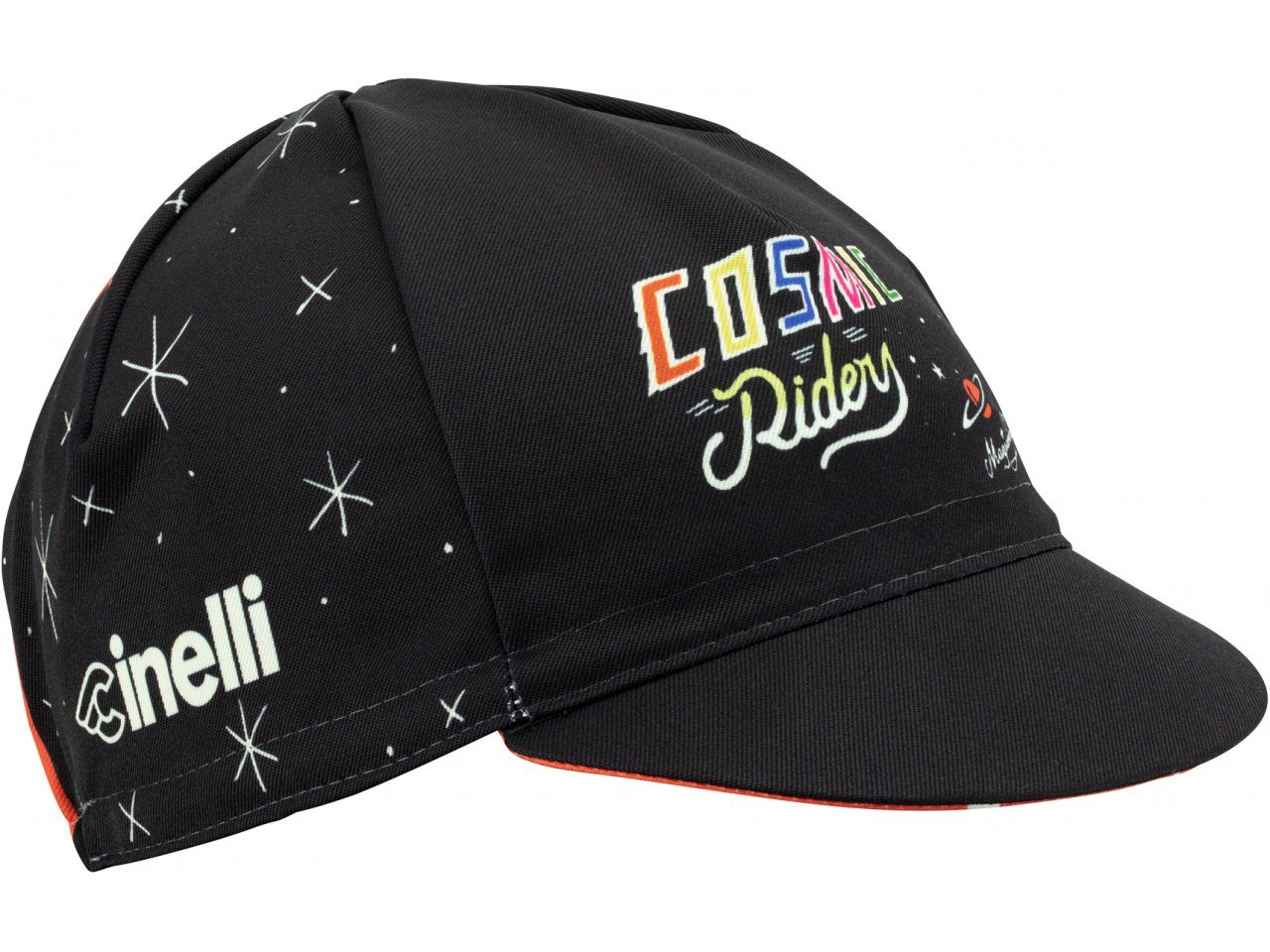 Cappellino da ciclismo Cinelli Cosmic Riders Nero