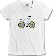 Camiseta mujer Cinelli Pixel Bike
