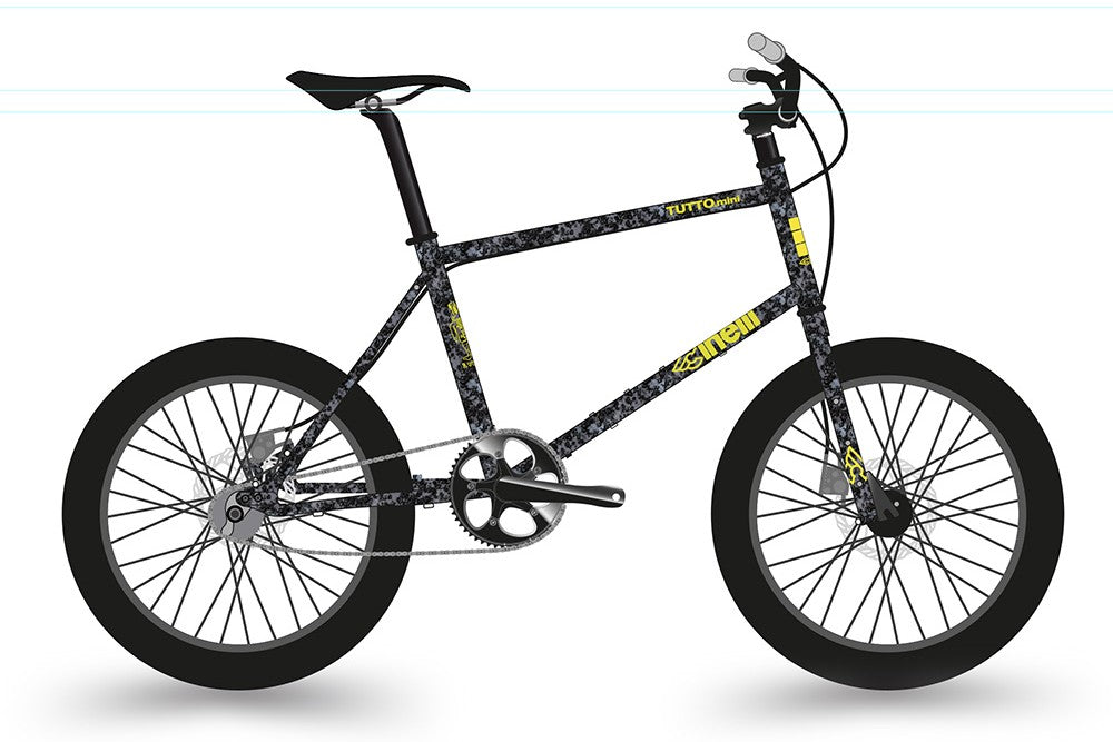 Cinelli Tutto Mini Silver Bootleg Singlespeed-Fahrrad