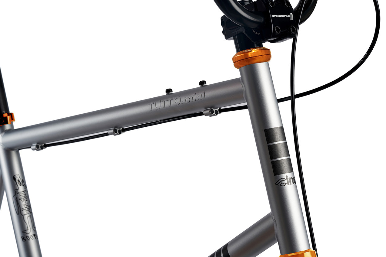 Cinelli Tutto Mini Silver Bootleg Singlespeed-Fahrrad