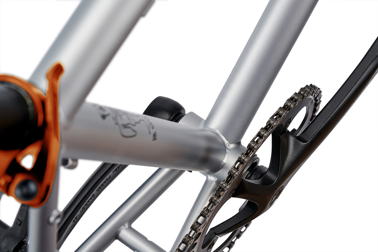 Cinelli Tutto Mini Silver Bootleg Singlespeed-Fahrrad