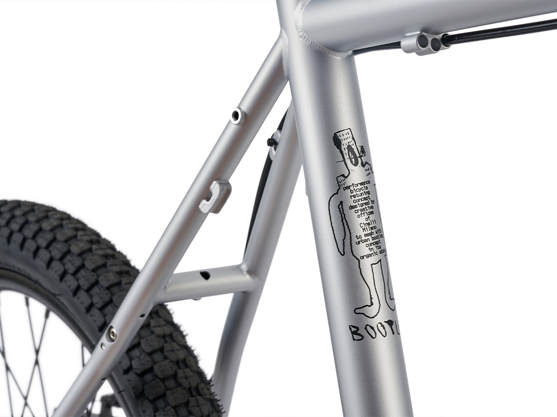 Cinelli Tutto Mini Silver Bootleg Singlespeed-Fahrrad