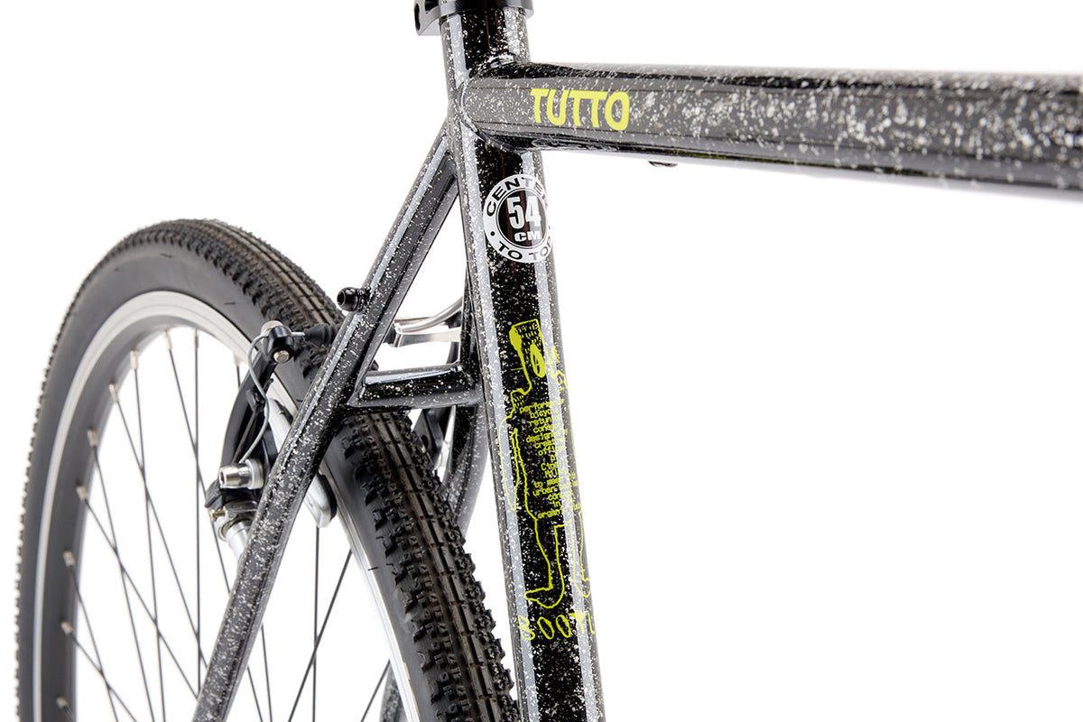Cinelli Tutto Plus Frameset Mutant Silver detail